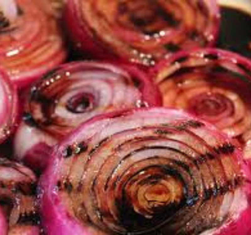 Vinegar red onions